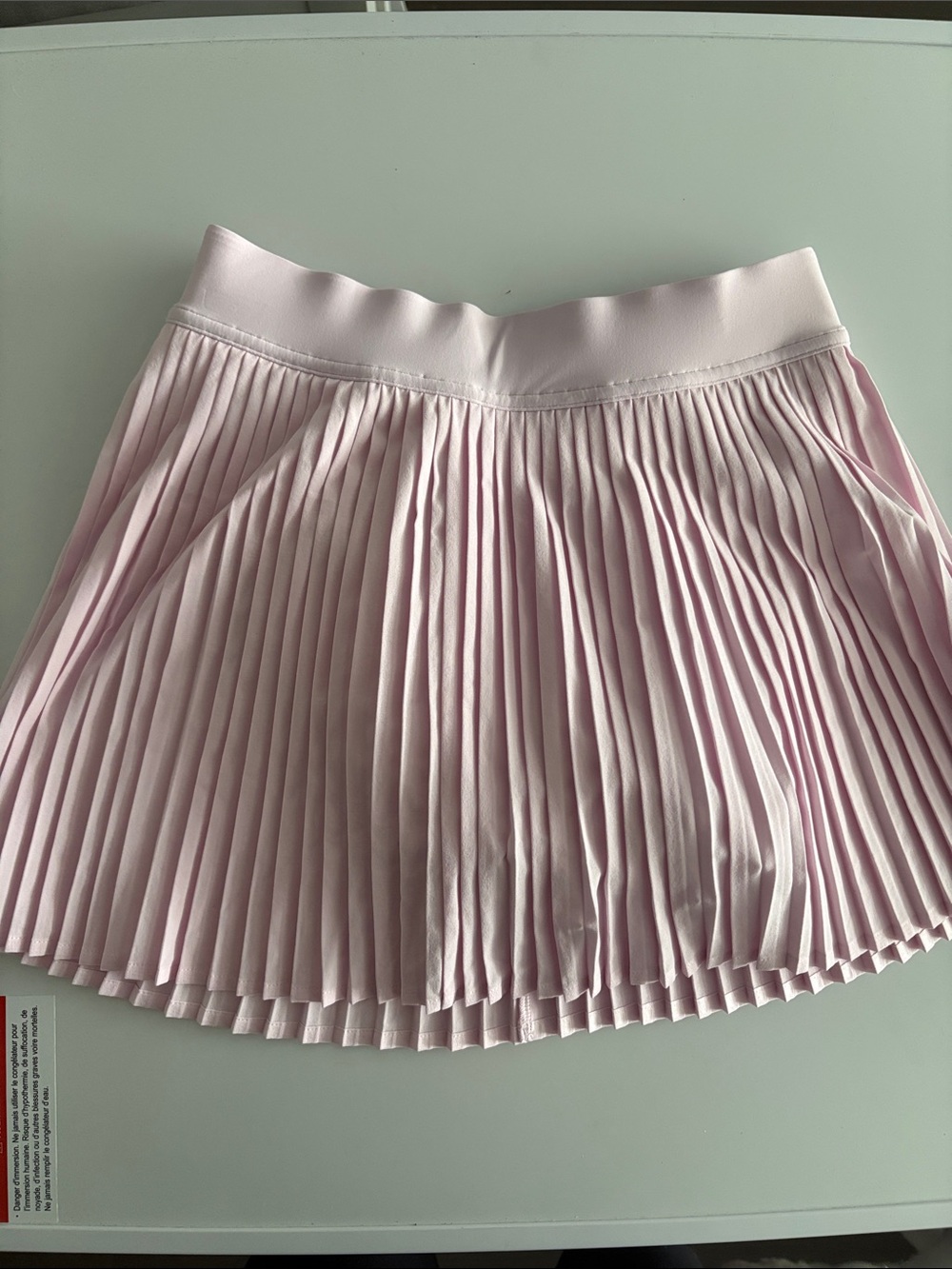 lululemon athletica Pleated Mini Skirt in Pale Pink